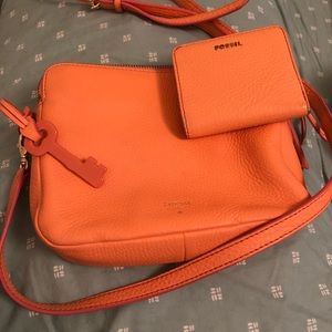 Fossil crossbody and wallet